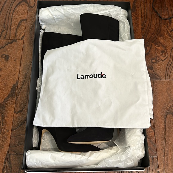 CLOSET CLOSING Larroude The Kate Boot in Black Sz 6 Revolve - Picture 3 of 9